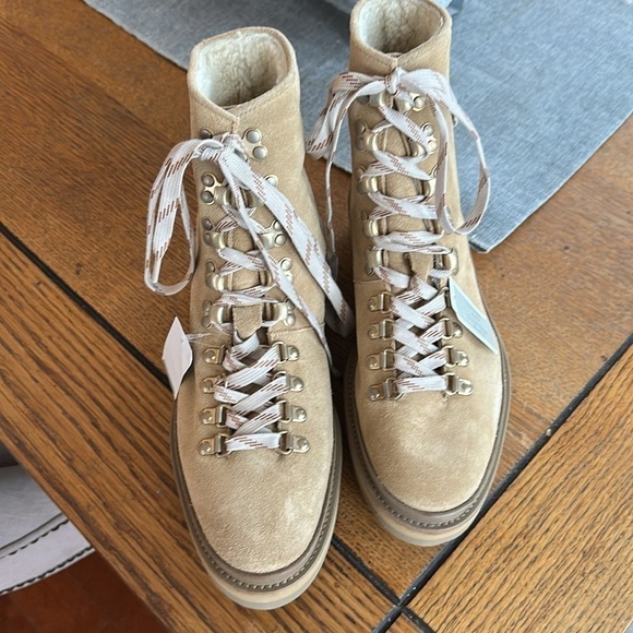 All Saints Shoes - All Saints Wanda Shearling Bootie in Sand Brown size 40 or US 10.